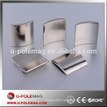 Excellent Quality N50 Motor Magnets Neodymium Arc Magnets